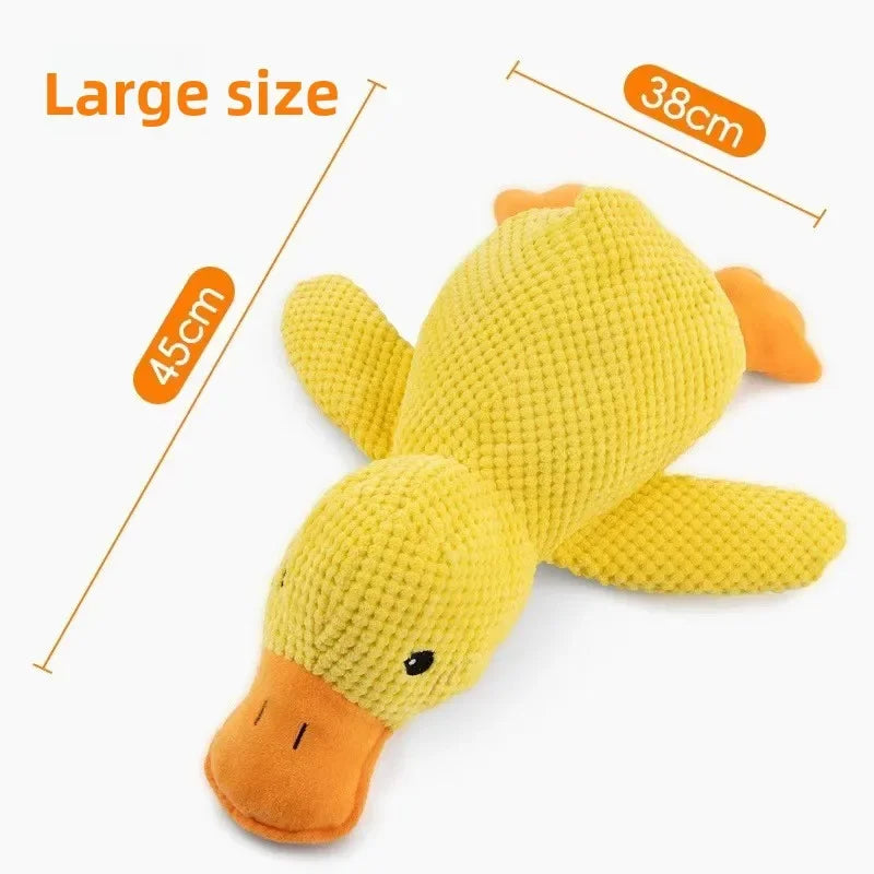 1/3PCS Things For Dogs Accessories Dog Supplies Calming Duck Squeaky Plush Toy Luxury