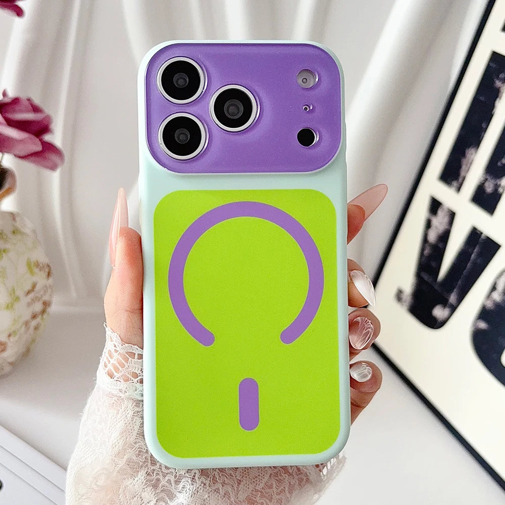 Magnetic Case For iPhone Air 17 16 15 14 13 12 11 Pro Max Camera Protection