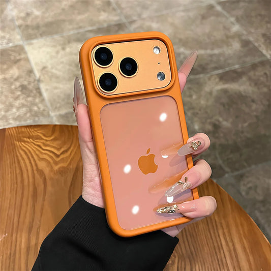 Transparent Hard Back Panel Case For iPhone 17 17 Pro 17 Pro Max Shockproof