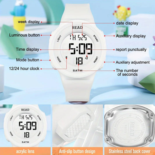 Fashion Watch With High-Resolution LED