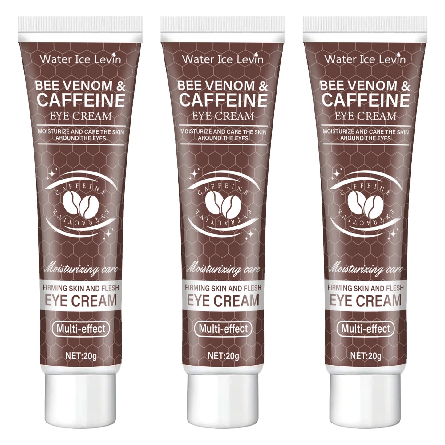 Natural caffeine powerful moisturizing and firming eye cream 20g, used for puffiness and dark circles