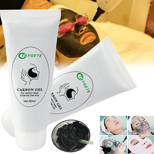 Black Gel Mask For ND YAG Laser Skin Peeling Carbon Cream Whitening