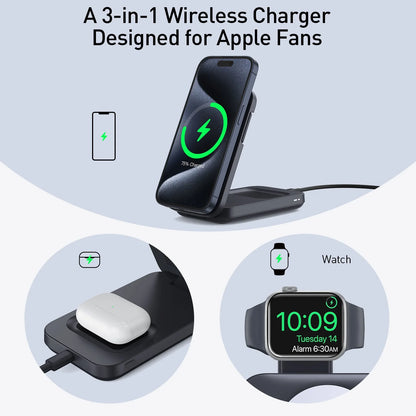 Magnetic Wireless Fast Charger with Ice Cooling Fan