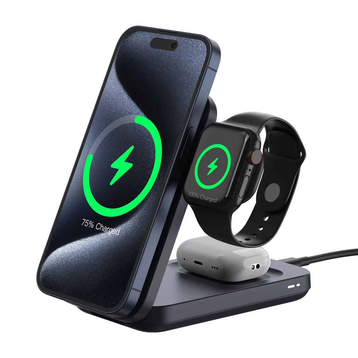 Magnetic Wireless Fast Charger with Ice Cooling Fan