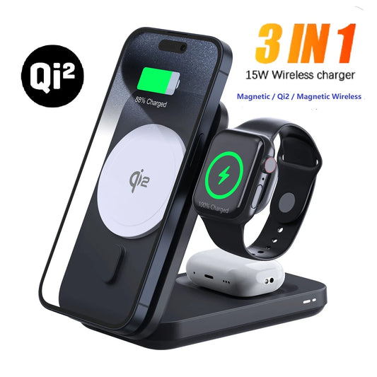 Magnetic Wireless Fast Charger with Ice Cooling Fan