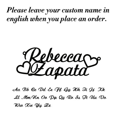Stainless Steel Customized Name Necklace Personalized Nameplate Pendant