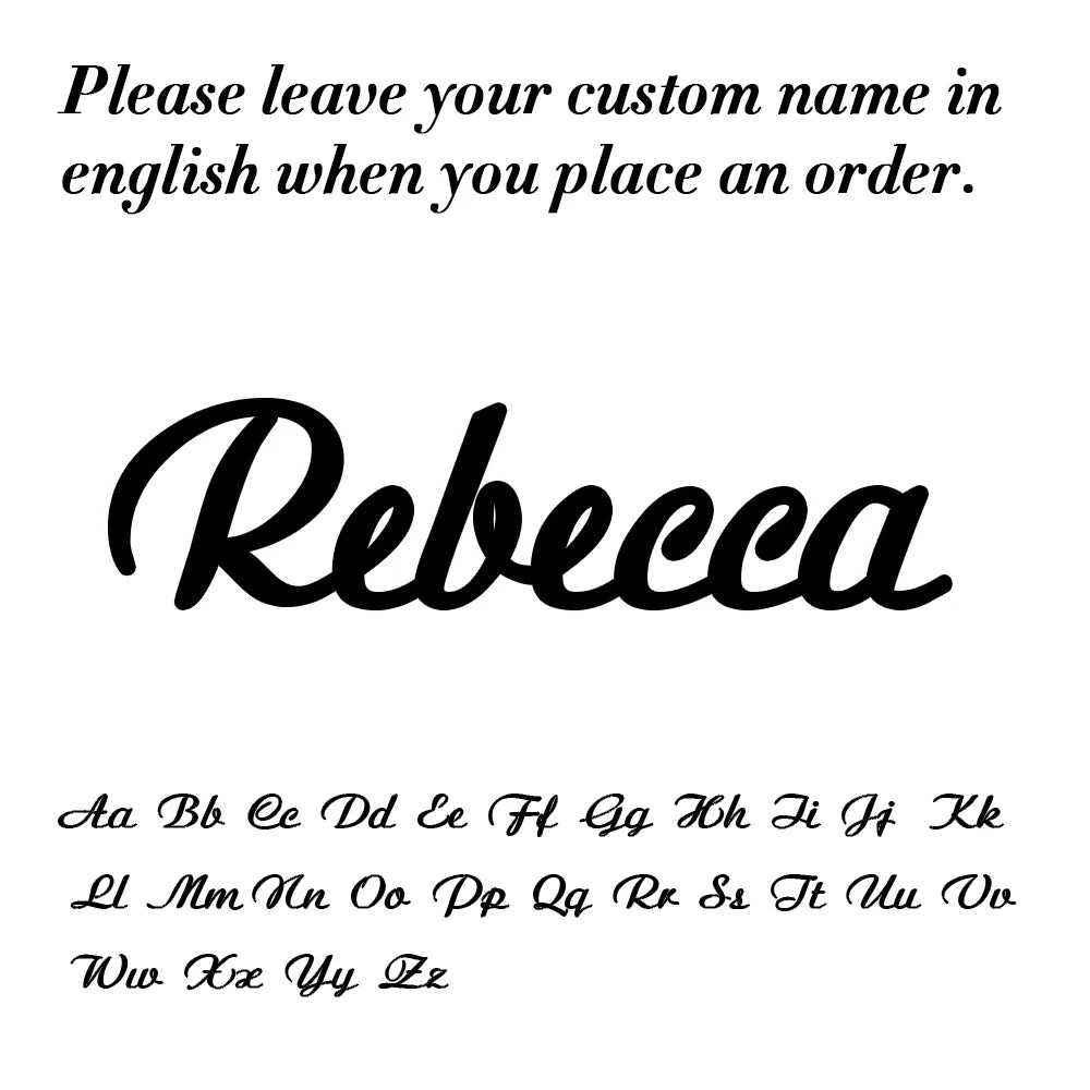 Stainless Steel Customized Name Necklace Personalized Nameplate Pendant