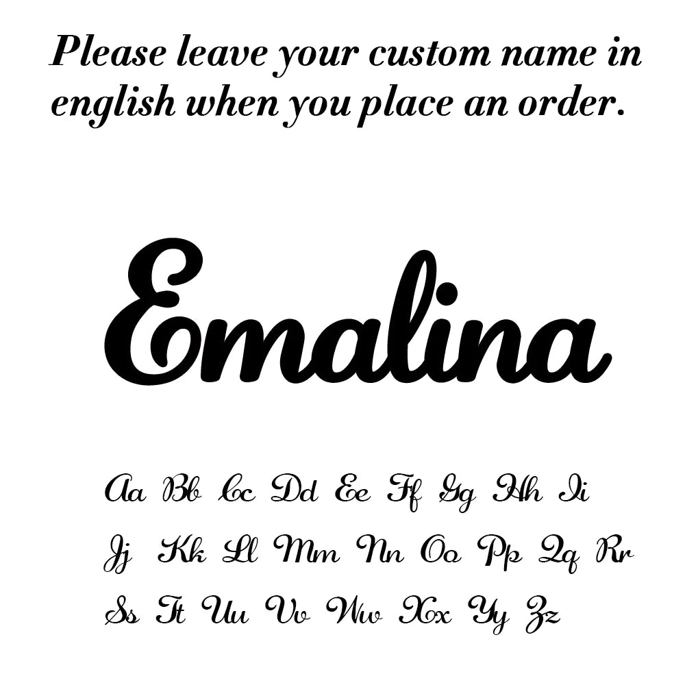 Stainless Steel Customized Name Necklace Personalized Nameplate Pendant