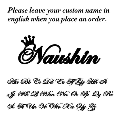 Stainless Steel Customized Name Necklace Personalized Nameplate Pendant
