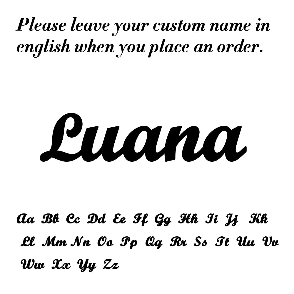 Stainless Steel Customized Name Necklace Personalized Nameplate Pendant