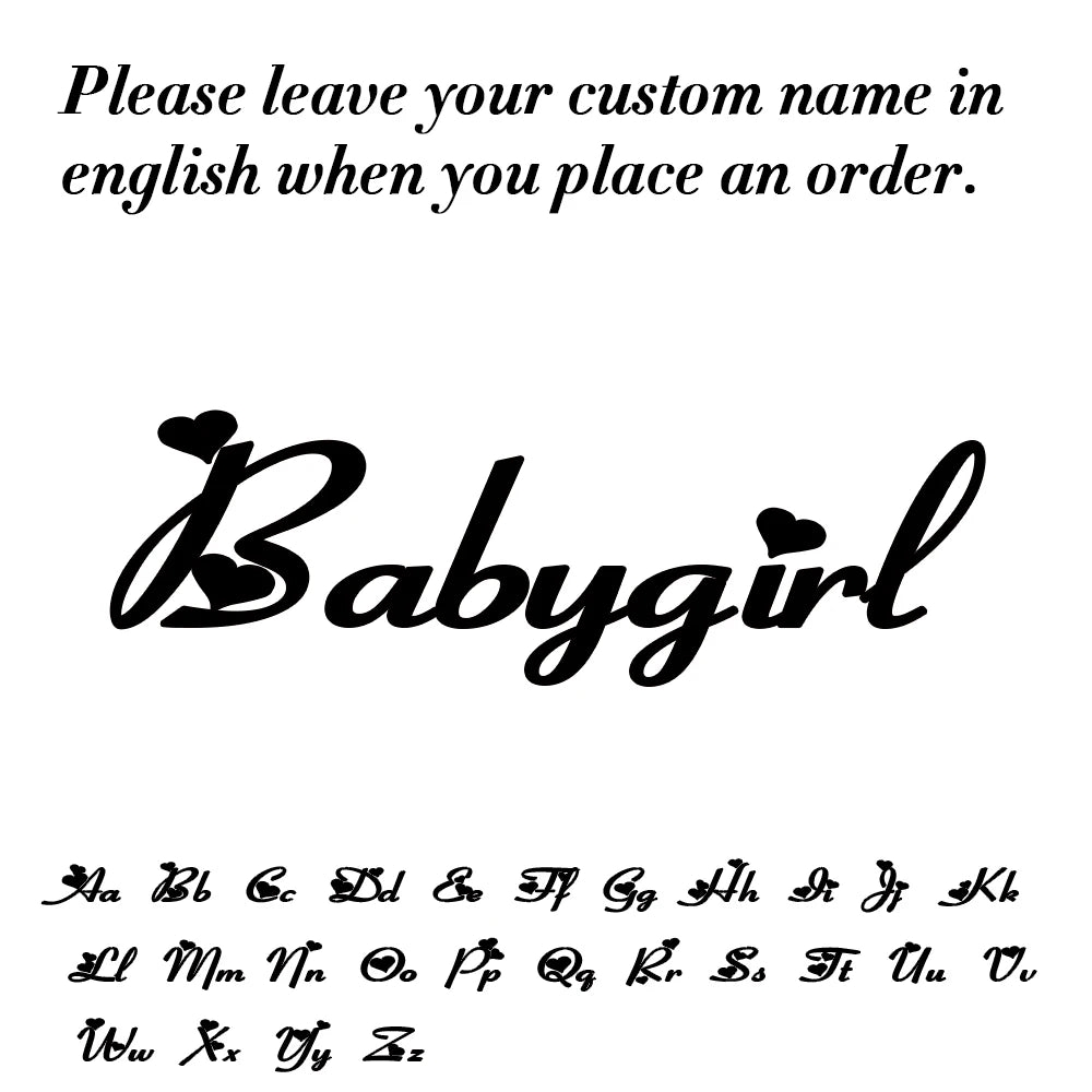 Stainless Steel Customized Name Necklace Personalized Nameplate Pendant