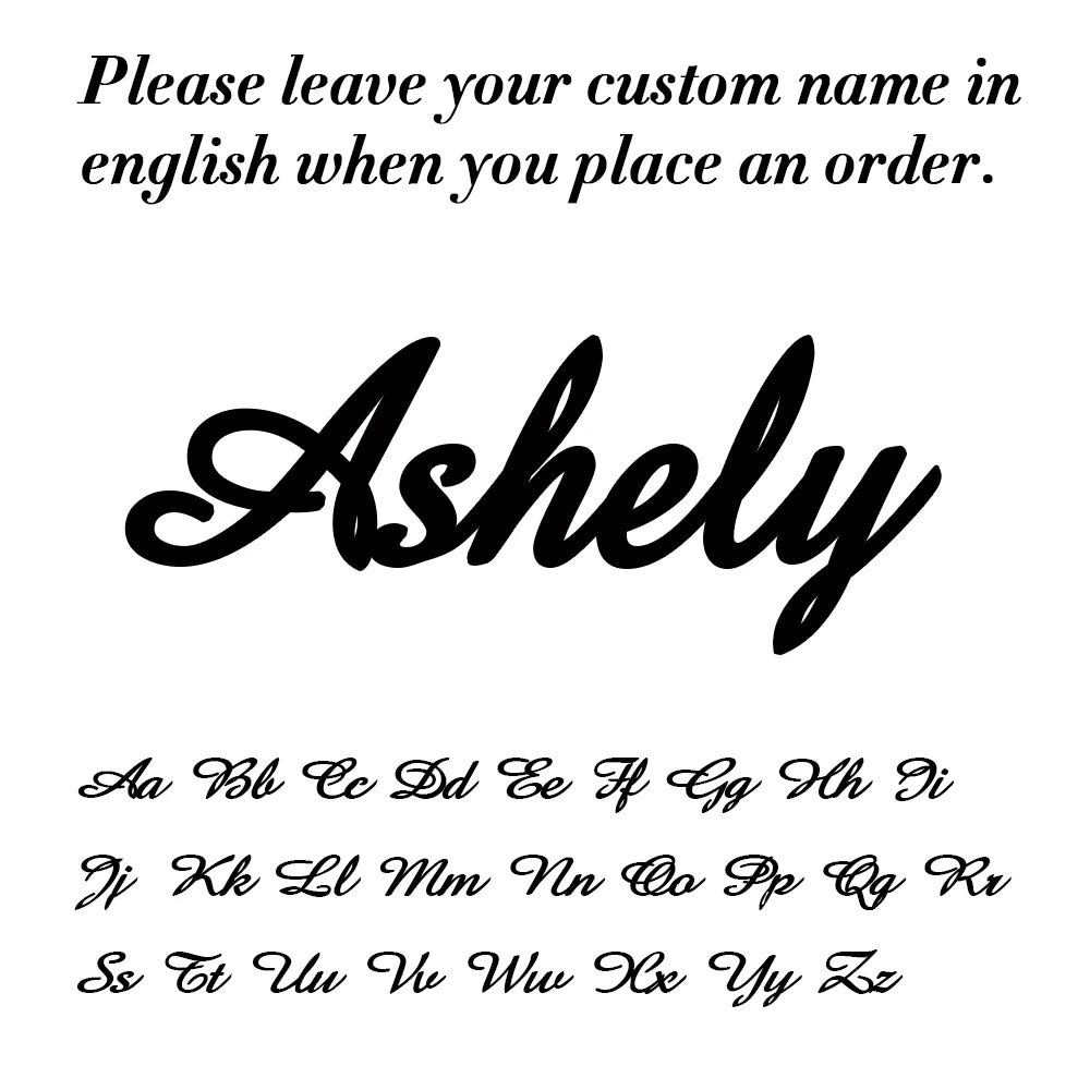 Stainless Steel Customized Name Necklace Personalized Nameplate Pendant
