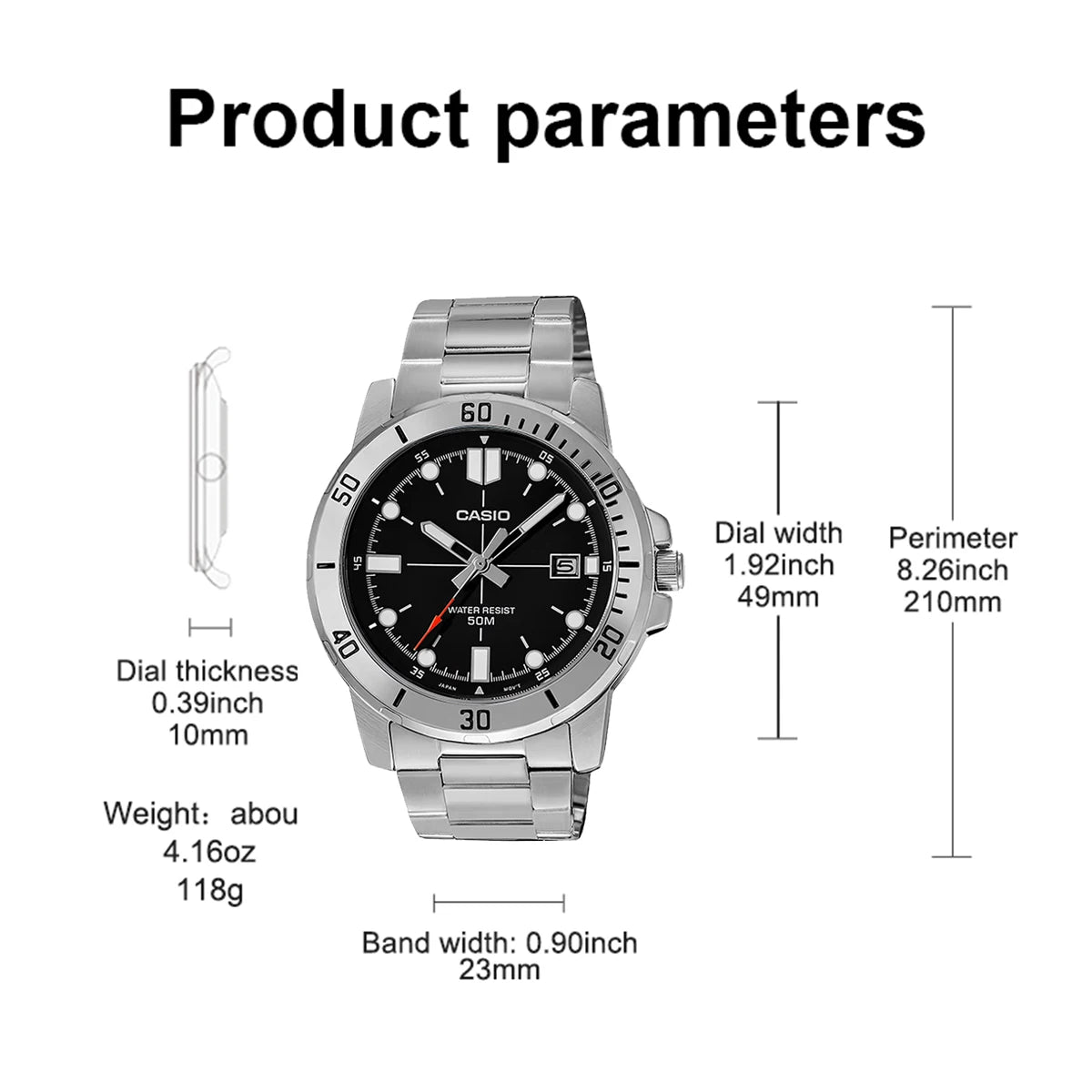 Casio MTP‑VD01D Men Analog Watch