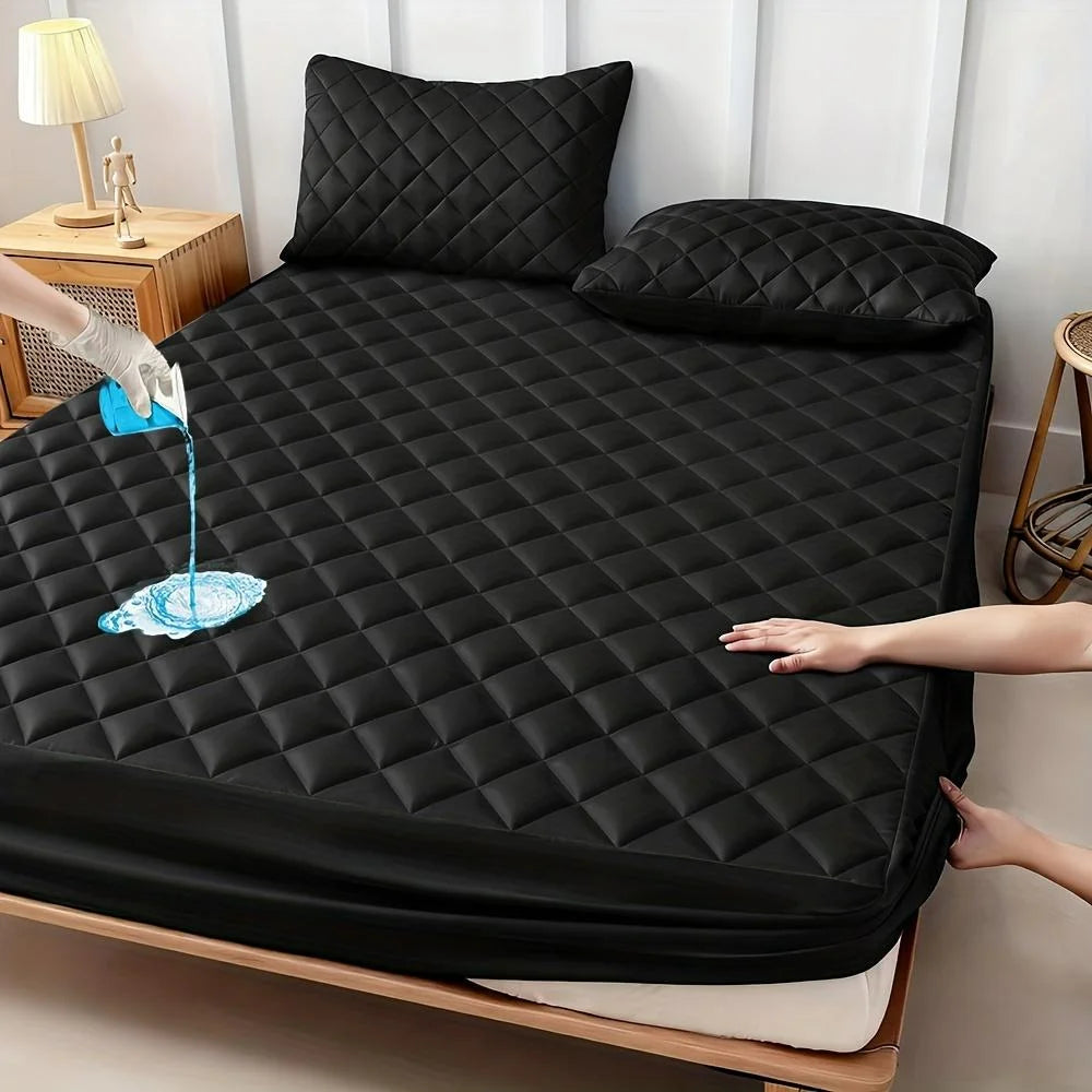 Waterproof Mattress Protector Pad – Soft, Breathable & Noiseless, All-Season, Twin/Full/Queen/King
