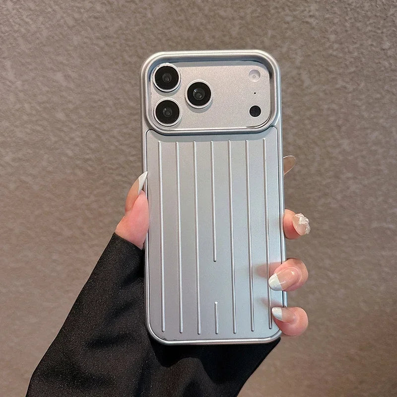 Luxury Texture Phone Case For IPhone 18 17 16 15 14 13 Pro Max Shockproof