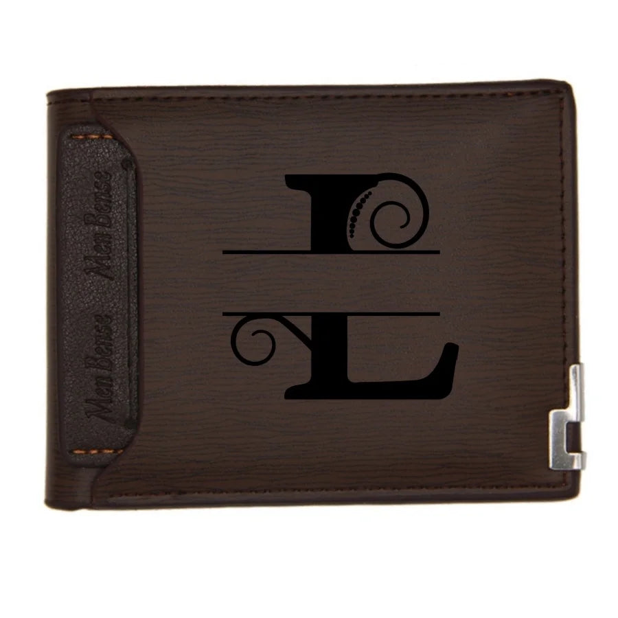 Personalized Wallet for Men Custom Wallets Leather Wallet Bifold Custom Gifts for Dad/Husband