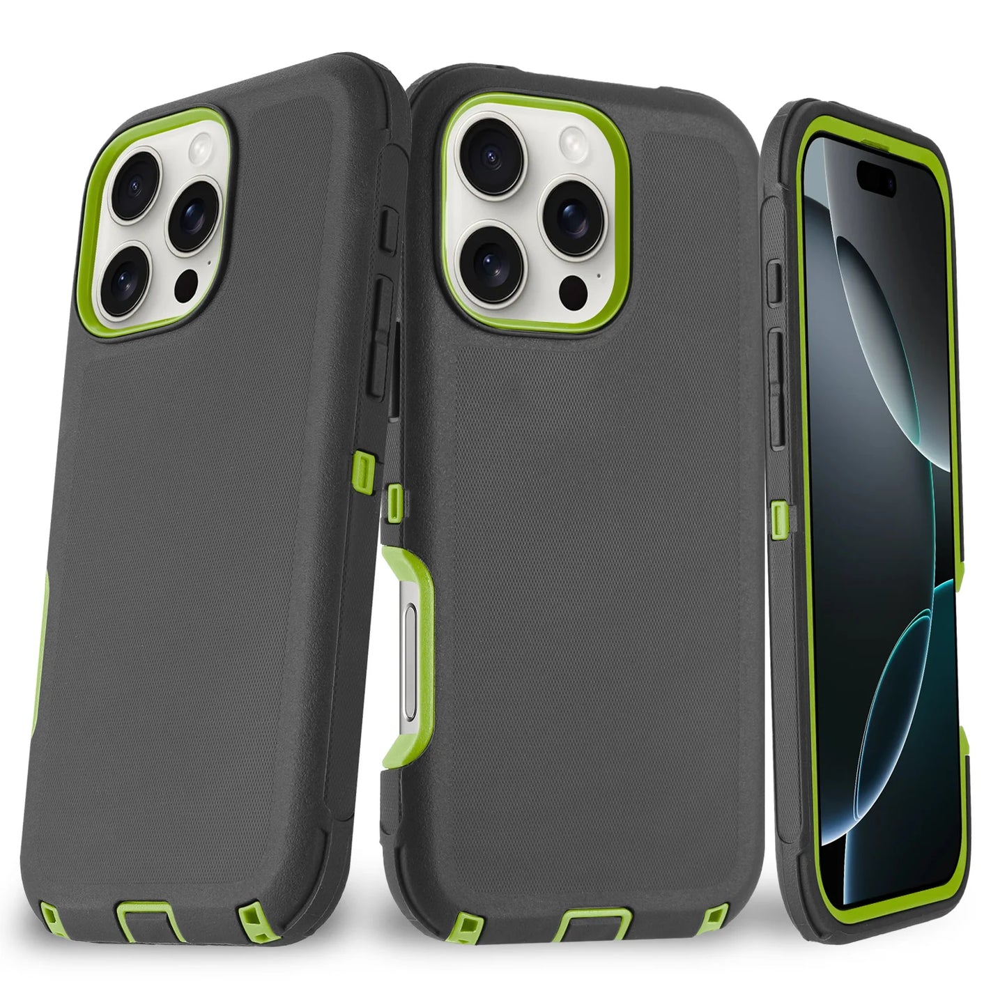 New Heavy Duty Defender Series Case for Iphone 17 16 16 Pro 16 Plus 16 Pro Max Hard