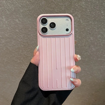 Luxury Texture Phone Case For IPhone 18 17 16 15 14 13 Pro Max Shockproof