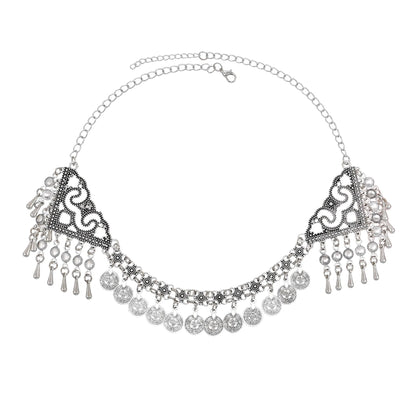 Vintage Coins Headband Head Chains Headpiece Afghan Turkish Charms Female Hair Jewelry