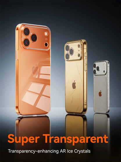 iPhone 17 Pro Max Case Crystal Transparent No Yellowing Lens Protection Cover
