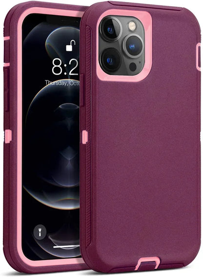 Armor Shockproof Phone Case For IPhone 17 16 15 14 13 12 11 Pro Max 14Plus XS XR Otter Case