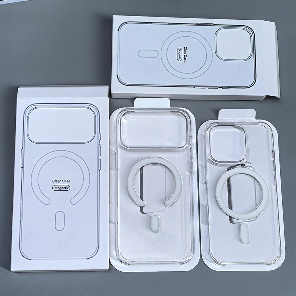 Original Clear Magnetic Phone Case For iPhone 18 17 Pro Max 16
