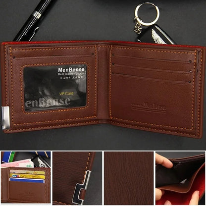 Personalized Wallet for Men Custom Wallets Leather Wallet Bifold Custom Gifts for Dad/Husband