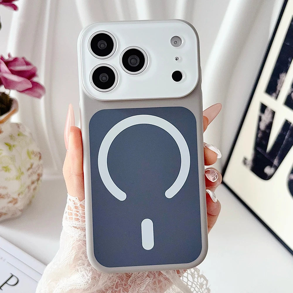 Magnetic Case For iPhone Air 17 16 15 14 13 12 11 Pro Max Camera Protection