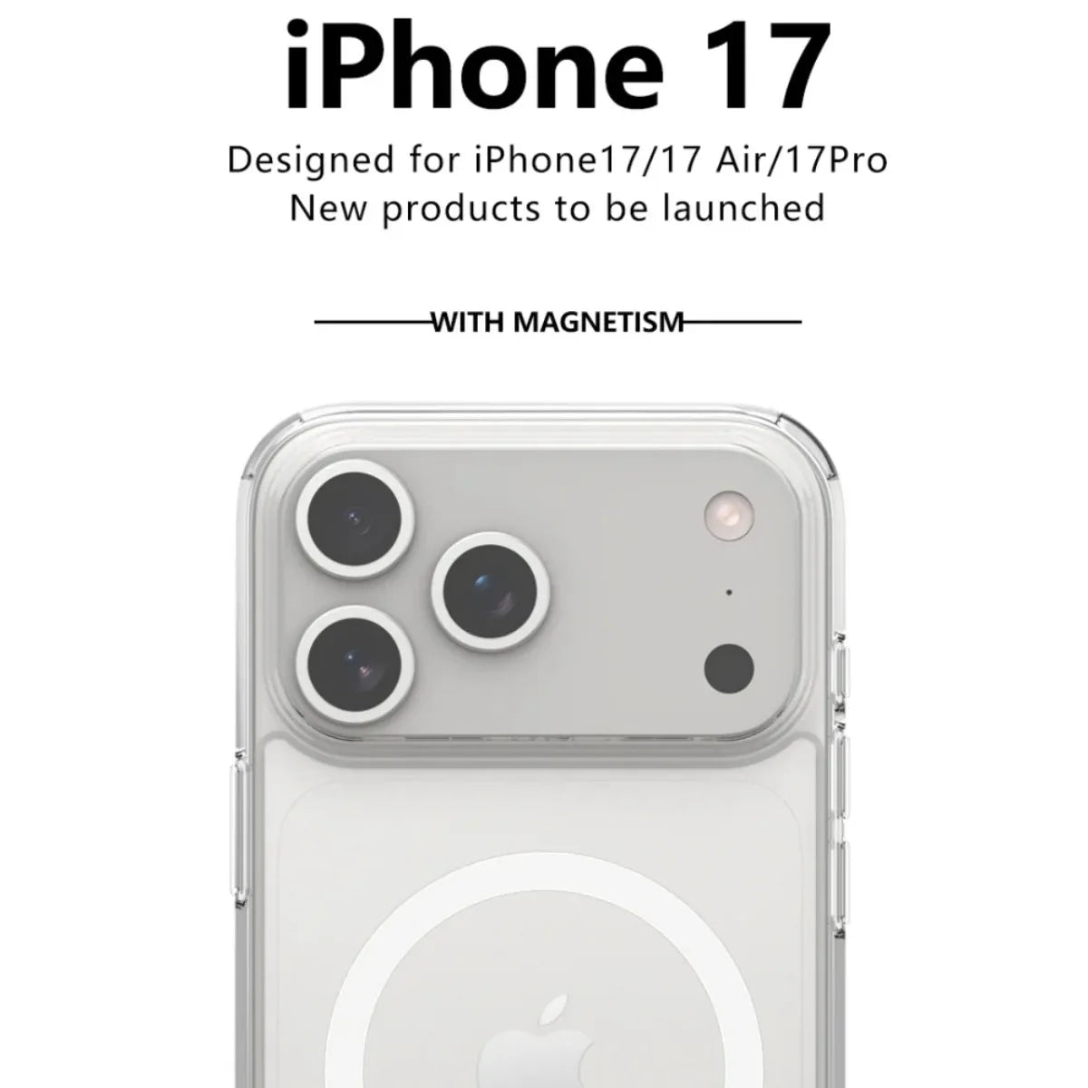 Shockproof Magnetic Wireless Charge Case For iPhone 17 Air 17 Pro Max