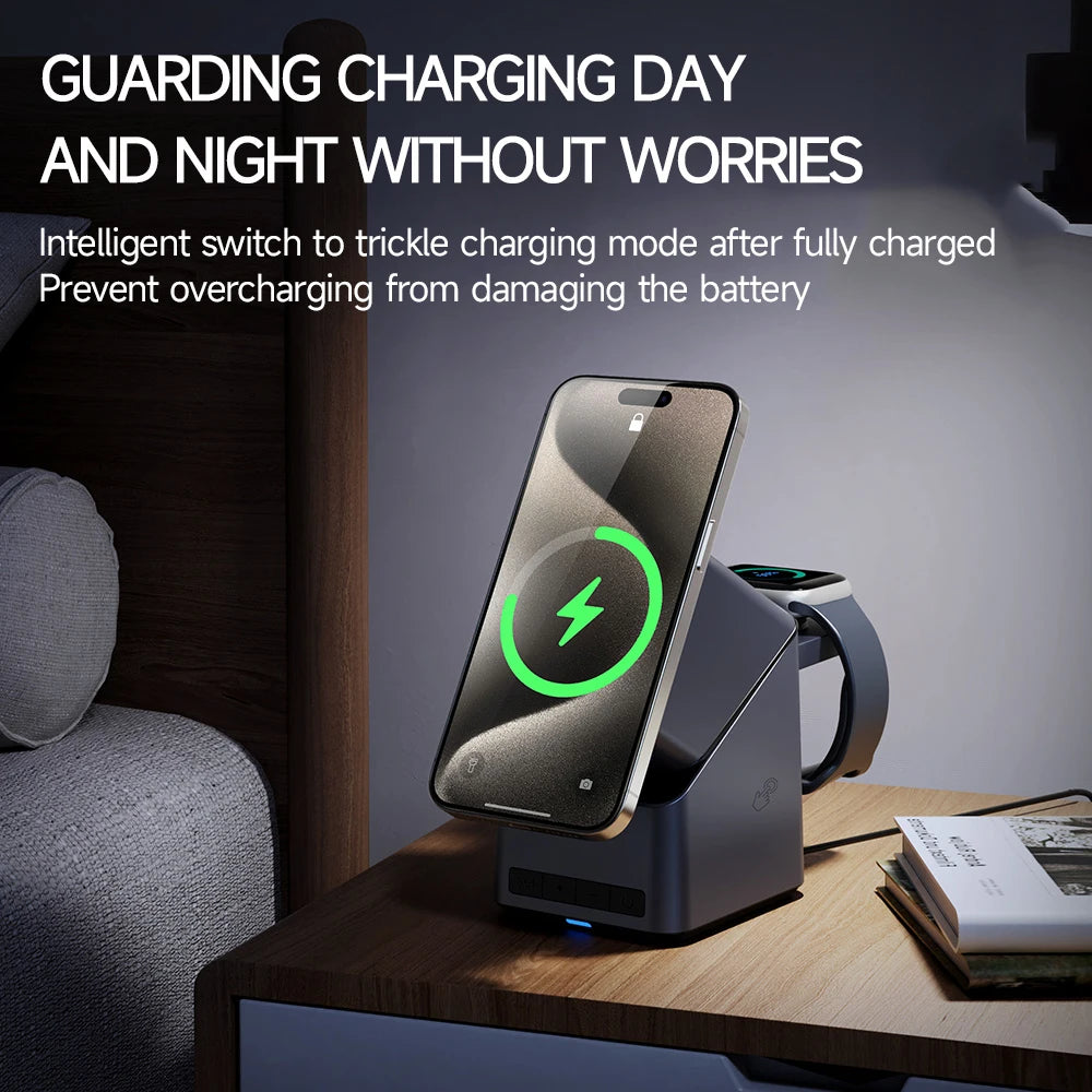 2026 New Magnetic 3 in 1 Wireless Charger