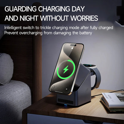 2026 New Magnetic 3 in 1 Wireless Charger