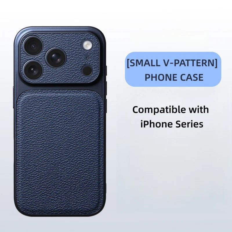 Leather Phone Case, Anti-Scratch & Shockproof Protective Cover for iPhone 17 Pro Max