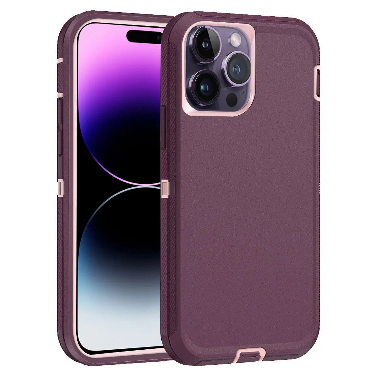 Heavy Duty Shockproof Defend Case For iPhone 17, 16 15 14 13 12 11 Pro Max