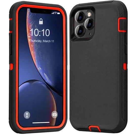 Luxury 3in1 Armor Ott CASE BOX for IPhone 17 16 15 14 13 12 11 Pro Max