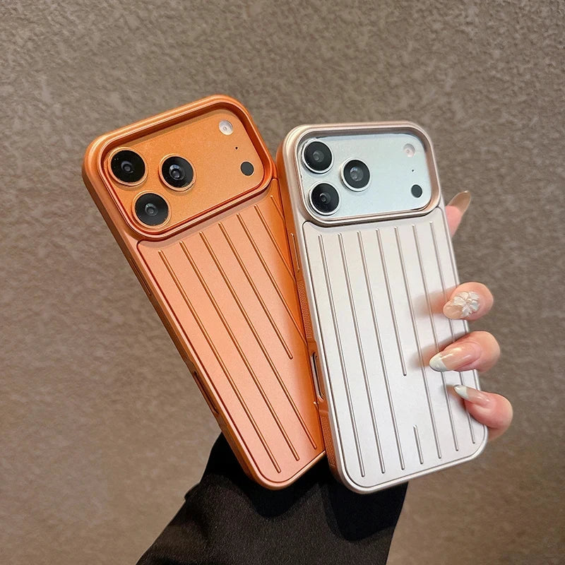 Luxury Texture Phone Case For IPhone 18 17 16 15 14 13 Pro Max Shockproof