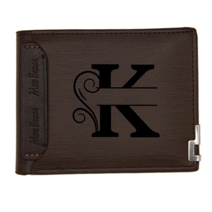 Personalized Wallet for Men Custom Wallets Leather Wallet Bifold Custom Gifts for Dad/Husband