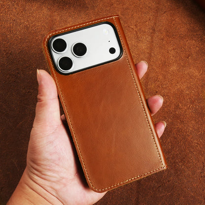 Leather Flip Case For Iphone 17 Pro Max 16 15Pro 16Pro 14Pro 13 12  Card Slot Phone Case