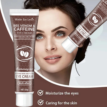Natural caffeine powerful moisturizing and firming eye cream 20g, used for puffiness and dark circles