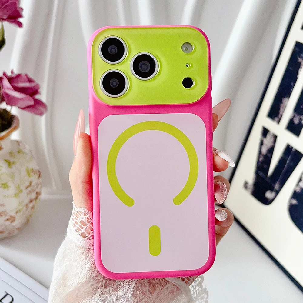 Magnetic Case For iPhone Air 17 16 15 14 13 12 11 Pro Max Camera Protection