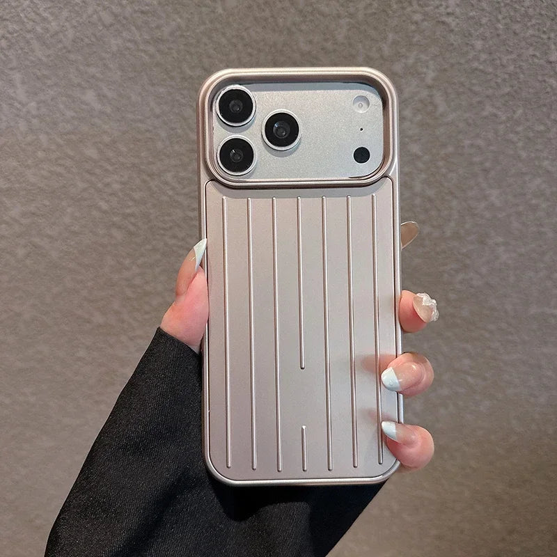 Luxury Texture Phone Case For IPhone 18 17 16 15 14 13 Pro Max Shockproof