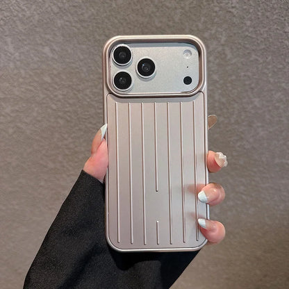 Luxury Texture Phone Case For IPhone 18 17 16 15 14 13 Pro Max Shockproof