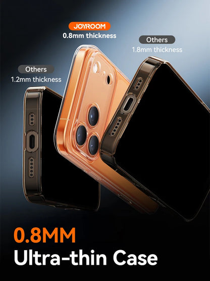 iPhone 17 Pro Max Case Crystal Transparent No Yellowing Lens Protection Cover