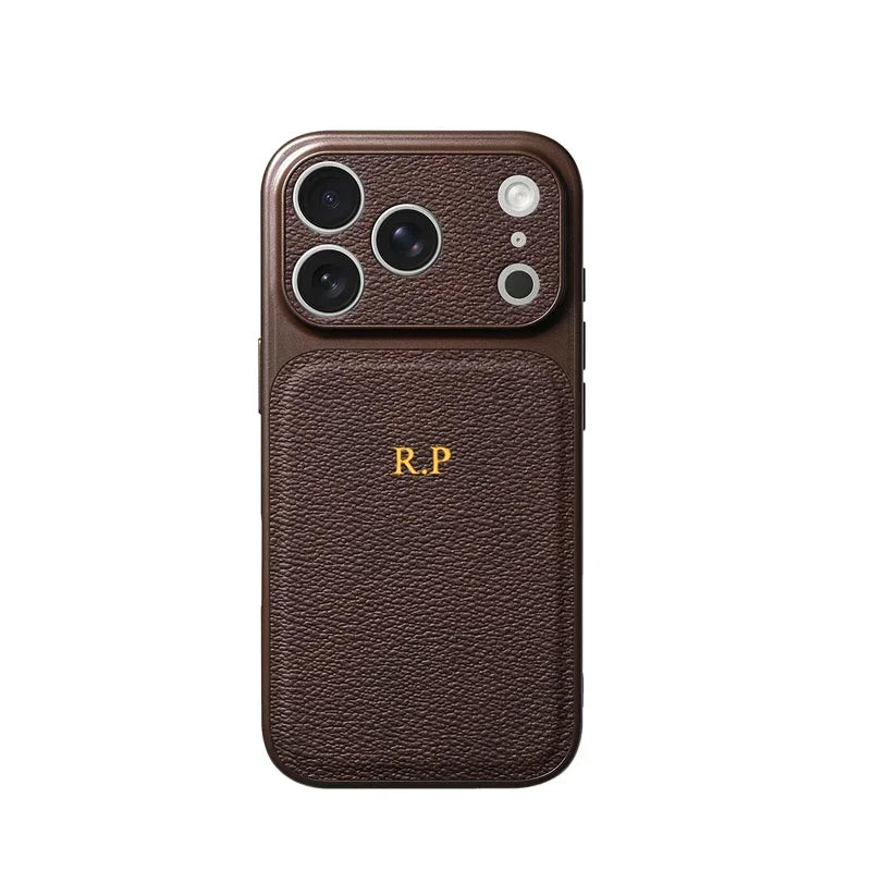 Leather Case For iPhone 15 14 13 17 Pro Max 14 16 Plus 17 Air Luxury Lens Protection