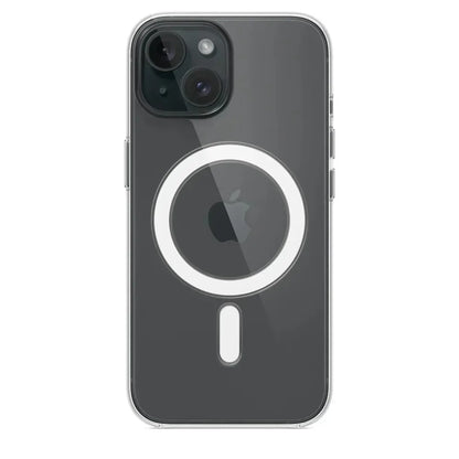Silicone Transparent Cover for iPhone 17 Air 16 15 14 13 12 11 Pro Max Plus