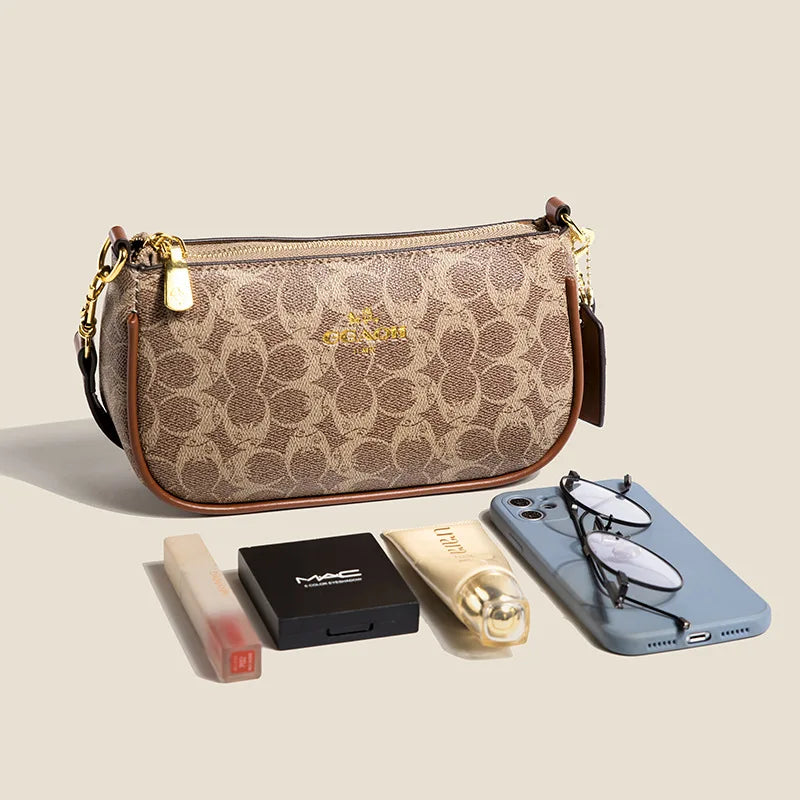 High-End Women's Underarm Shoulder Bag Leather Messenger Bag For Women