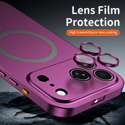Iphone 13 14 15 16 17 18 Pro Max Aluminum Frame Magnetic Phone Cover