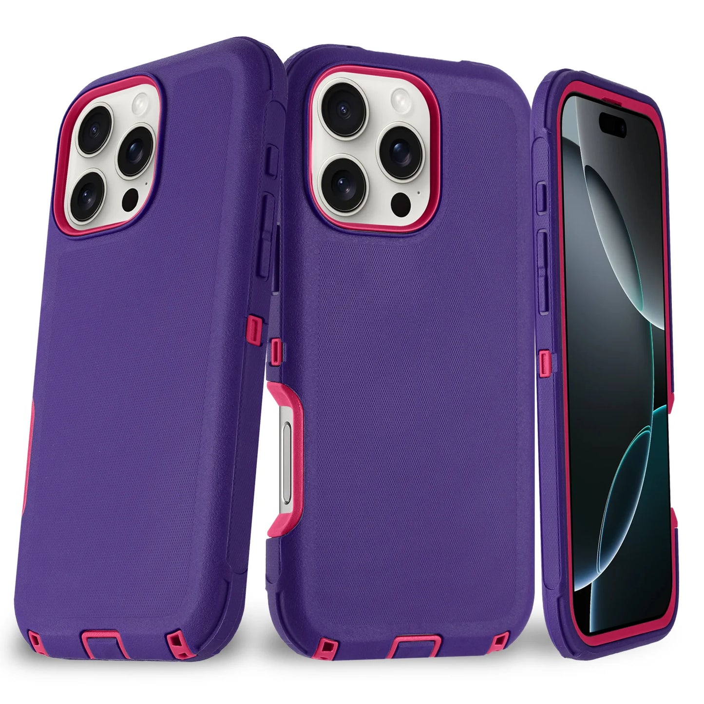 New Heavy Duty Defender Series Case for Iphone 17 16 16 Pro 16 Plus 16 Pro Max Hard