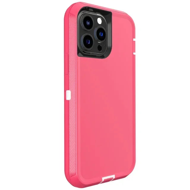 Luxury 3in1 Armor Ott CASE BOX for IPhone 17 16 15 14 13 12 11 Pro Max