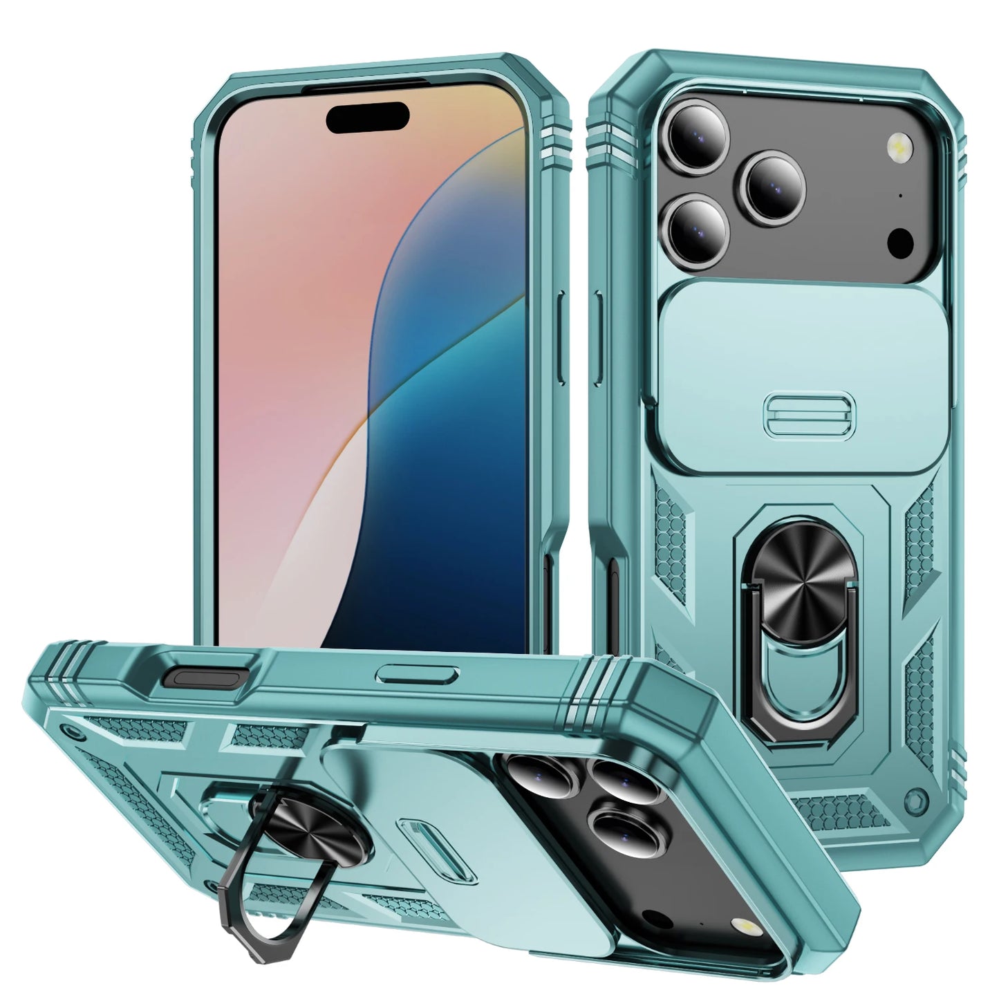 iPhone 17 Pro Max 17 Air 16e 16 Pro Max 15 14 13 12 Slide Camera Case