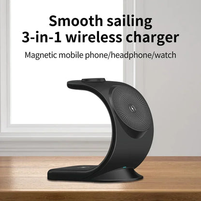 Magnetic Wireless Charger 3 in 1 Fast Charging
